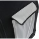 Box transportowy Vario 40, M–L: 91 × 58 × 61 cm, nylon, czarno-szary