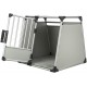 Transporter, dla psa, aluminium, srebrny/jasnoszary, XL: 94 × 87 × 93 cm