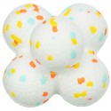 Light Strong, piłka Bubble, zabawka, dla psa, biała/wielokolorowa, EPS, o 8 cm