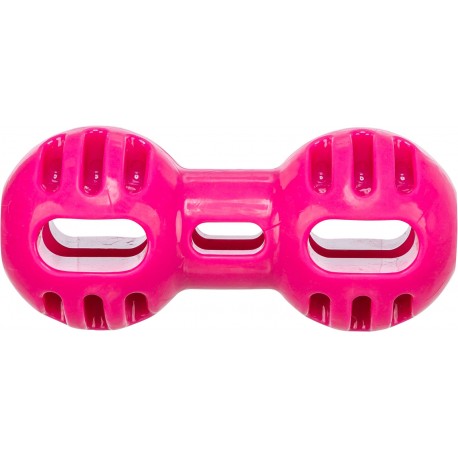 Soft Strong hantel, zabawka, dla psa, różowa, TPR, 14,5 cm