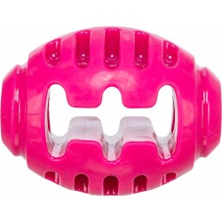 Soft Strong piłka rugby, zabawka, dla psa, różowa, TPR, 10 cm