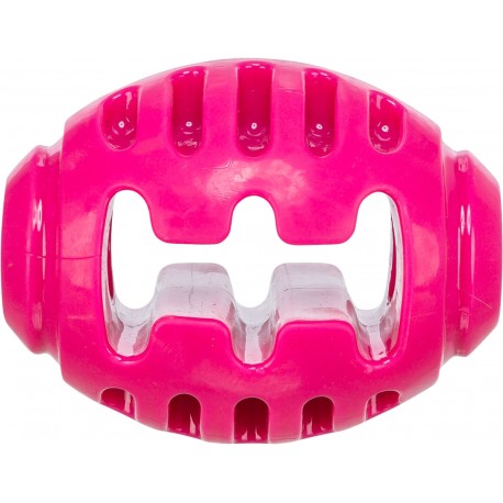 Soft Strong piłka rugby, zabawka, dla psa, różowa, TPR, 10 cm