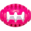 Soft Strong piłka rugby, zabawka, dla psa, różowa, TPR, 10 cm
