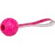Soft Strong piłka na pasku, zabawka, dla psa, różowa, TPR, 27 cm