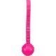 Soft Strong piłka na pasku, zabawka, dla psa, różowa, TPR, 27 cm