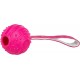 Soft Strong piłka na pasku, zabawka, dla psa, różowa, TPR, 29 cm