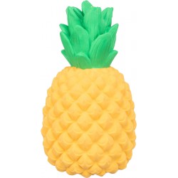 Ananas, zabawka, dla psa, żółty, lateks, 14 cm