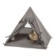 Tipi Samoa, legowisko zamknięte, dla psa/kota, szare, 55 × 50 × 55 cm