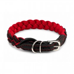 Obroża Inferno Braid – czerwona 30mm/55cm