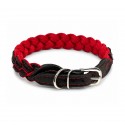 Obroża Inferno Braid – czerwona 40mm/65cm
