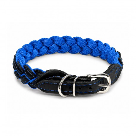Obroża Blue Storm - niebieska 30mm/55cm