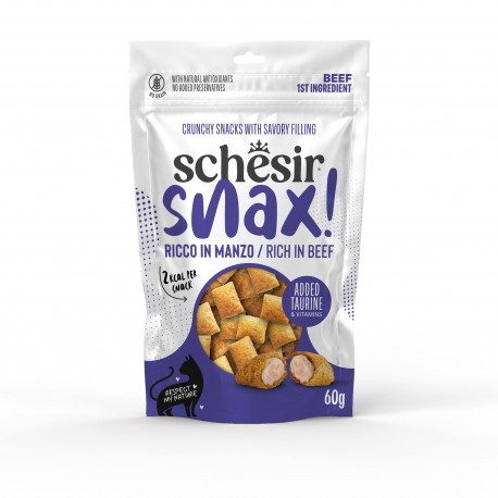 Snax, przysmak z nadzieniem, dla kota, wołowina, 60g
