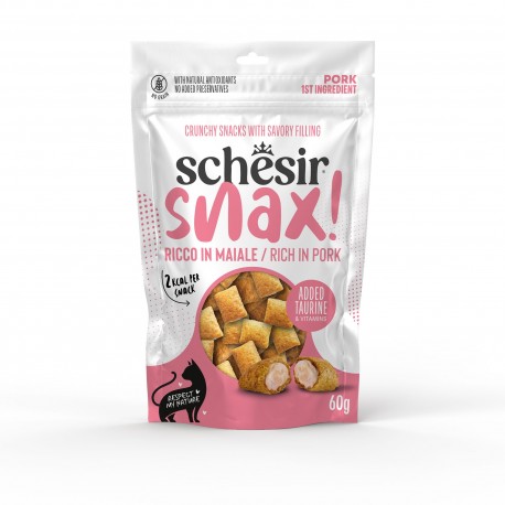 Snax, przysmak z nadzieniem, dla kota, wieprzowina, 60g