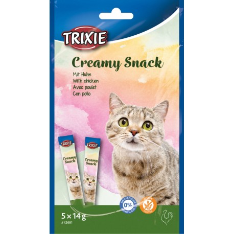 Creamy snack kurczak, przysmak, dla kota, 5 x 14 g