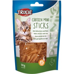 PREMIO MINI STICKS, KURCZAK / RYŻ 50g
