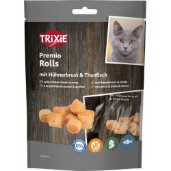 PREMIO Chicken Tuna Roll, przysmak dla kota, kurczak i tuńczyk, 50 g