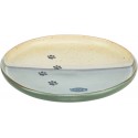 Miska ceramiczna, dla psa, 0,2 l/o 16 cm, zielono-beżowa