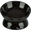 Miska ergonomiczna, dla psa, ceramiczna, 0,35 l/o 17 cm, czarna