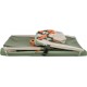 Miękki kennel Comfy, dla psa, S: 47,5 × 44,5 × 70 cm, oliwkowo-beżowy