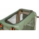 Miękki kennel Comfy, dla psa, S: 47,5 × 44,5 × 70 cm, oliwkowo-beżowy