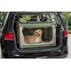 Miękki kennel Comfy, dla psa, M: 51,9 × 49,4 × 85,7 cm, oliwkowo-beżowy