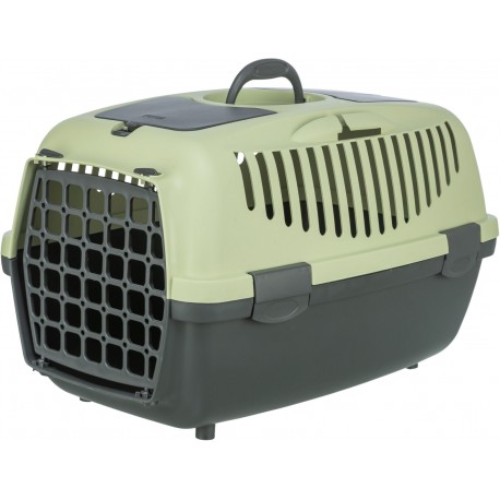 Transporter Capri 2, dla psa, XS–S: 37 × 34 × 55 cm, ciemnoszaro-pastelowozielony