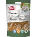 Trójkąciki z piersią kurczaka i kocimiętką, dla kota, 50 g