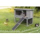 Rampa do domku dla małych zwierząt, dla gryzoni, drewniana, 20 × 50 cm