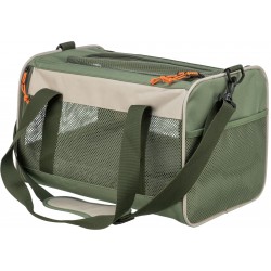 Torba Marlon, dla psa, 27 × 27 × 43 cm, beżowy/oliwkowozielony