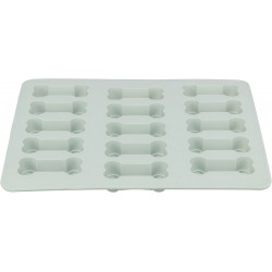 Mata do pieczenia w kształcie kości, dla psa, 24 × 29 cm, szara