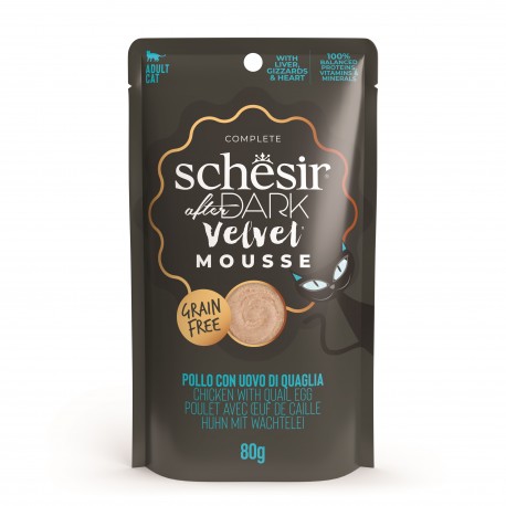 After Dark Velvet Mousse, karma mokra, dla kota, kurczak z jajkami przepiórczymi, 80 g, saszetka