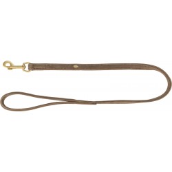 Smycz miejska Pure, dla psa, skórzana, XS–S: 1,20 m/10 mm, brązowa