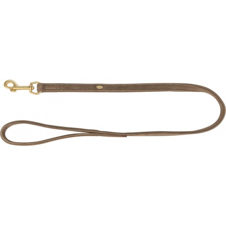 Smycz miejska Pure, dla psa, skórzana, XS–S: 1,20 m/10 mm, brązowa
