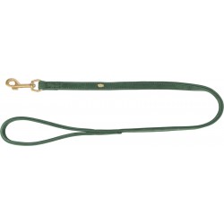 Smycz miejska Pure, dla psa, skórzana, XS–S: 1,20 m/10 mm, szałwiowa