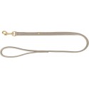Smycz miejska Pure, dla psa, skórzana, M–L: 1,00 m/20 mm, jasnoszara