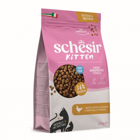 Animal Monoprotein Formula Kitten, karma sucha, dla kociąt, kurczak, 1,5 kg, worek