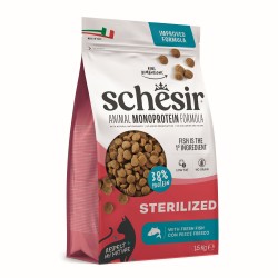 Animal Monoprotein Formula Sterilized, karma sucha, dla kota po sterylizacji, ryba, 1,5 kg, worek
