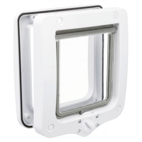 Drzwiczki dla kota 4-Way, 20 × 22 cm, szare