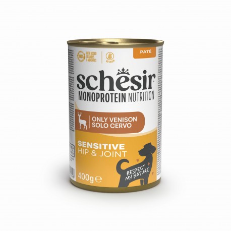 Monoprotein Sensitive Hip and Joint, karma mokra, dla psa, jeleń, pasztet, 400 g, puszka