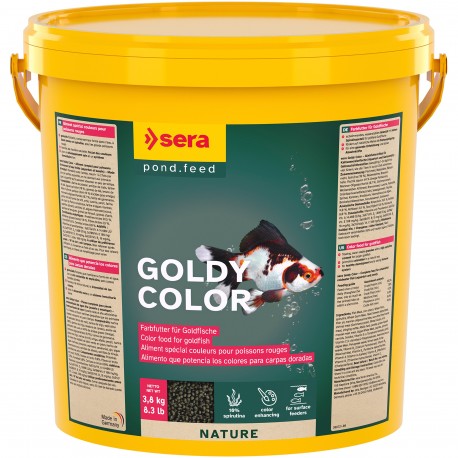Goldy Color Spirulina Nature 10 l, granulat - pokarm dla złotych rybek