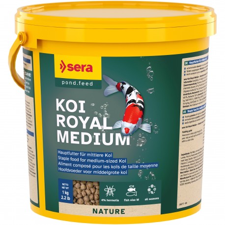 Koi Royal Medium 3.800 ml, granulat - pokarm postawowy dla Koi