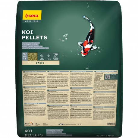 Koi Pellets, pokarm, dla ryb, granulat, pokarm letni, 5 kg