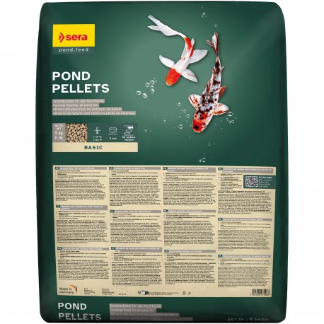Pond Pellets 40L/5 kg- pokarm letni dla ryb stawowych