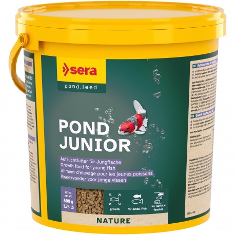 Pond Junior 3,8 l/ 800g, granulat - pokarm dla młodych ryb stawowych
