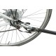 Przyczepka rowerowa, dla psa, M: 81 × 102 × 102/145 cm, niebieski/szary