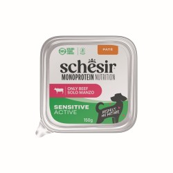 Monoprotein Sensitive Active, karma mokra, dla psa, wołowina, pasztet, 150 g, szalka
