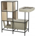 Drapak CityStyle, dla kota, z metalową ramą, 100 cm, kremowy