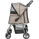 Wózek spacerowy, dla psa, 47 × 100 × 80 cm, 4,9 kg, taupe