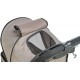 Wózek spacerowy, dla psa, 47 × 100 × 80 cm, 4,9 kg, taupe