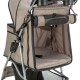 Wózek spacerowy, dla psa, 47 × 100 × 80 cm, 4,9 kg, taupe